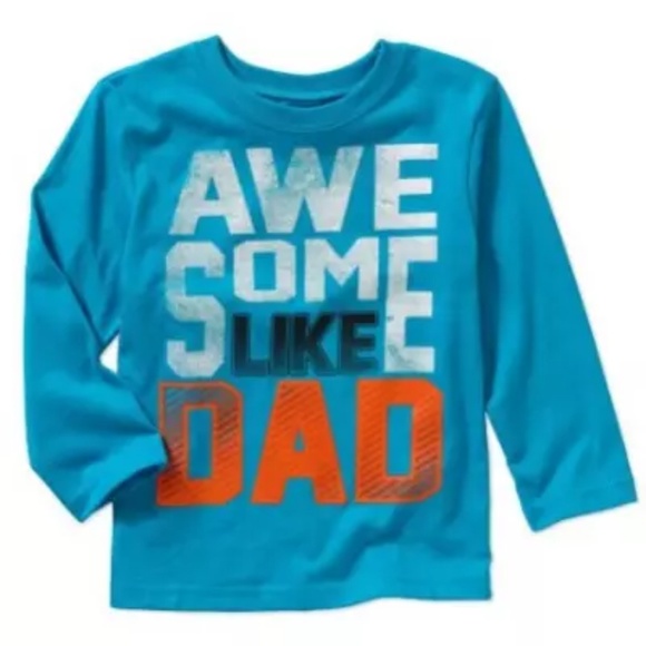 Other - NWOT Boys Awesome like dad long T-shirt 3T